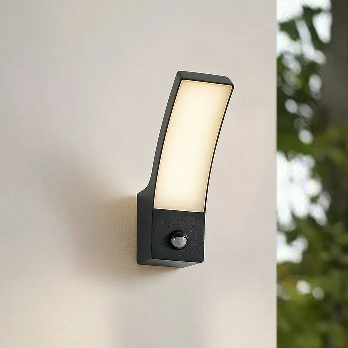 Lindby Außenwandleuchte Ilvita - schwarz, IP54