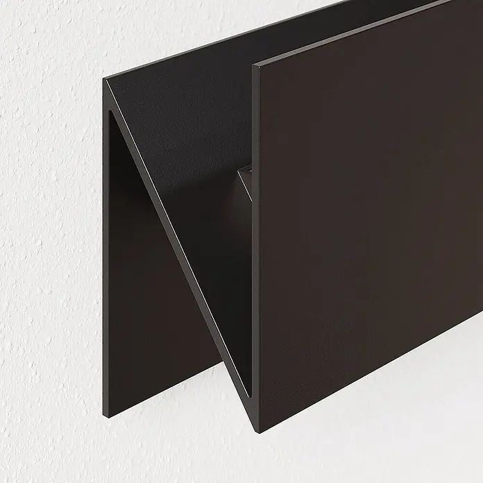 Lucande Außenwandleuchte Meja - schwarz, schwarz, IP54