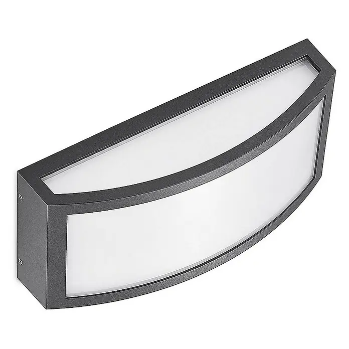 Lindby Außenwandleuchte Jakari - 8,5 x 26 x 12 cm, schwarz, schwarz, IP54