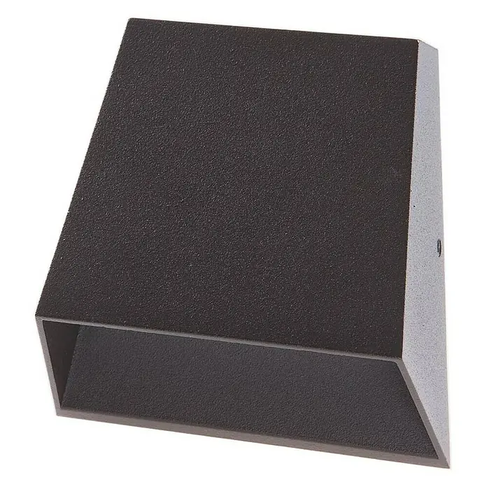 Lucande Außenwandleuchte Hanno - schwarz, schwarz, IP54