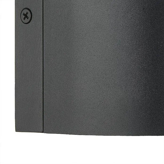 Lindby Außenwandleuchte Gladis - schwarz, schwarz, IP44