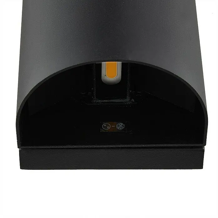 Lindby Außenwandleuchte Gladis - schwarz, schwarz, IP44
