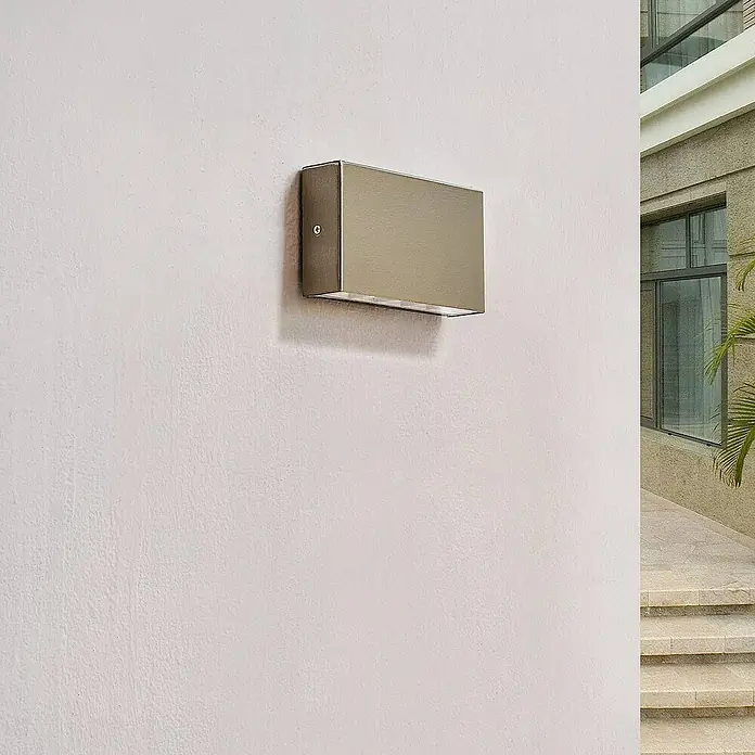 Arcchio Außenwandleuchte Karline - alu / grau / zink, alu / grau / zink, IP65