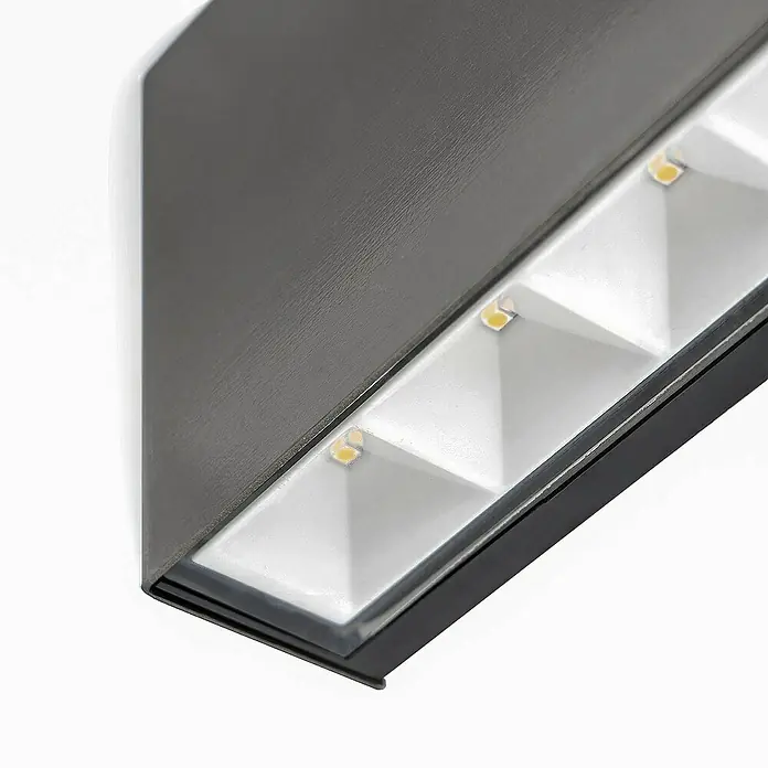 Arcchio Außenwandleuchte Karline - alu / grau / zink, alu / grau / zink, IP65