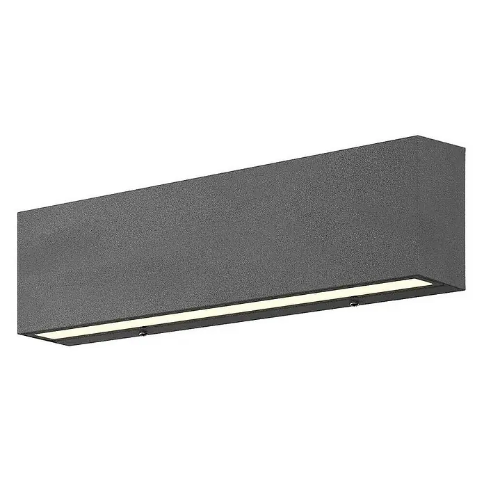 Lucande Außenwandleuchte Elvira - 3,3 x 19 x 5 cm, schwarz, schwarz, IP65