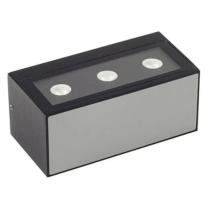 Lucande Außenwandleuchte Selim - schwarz, IP65