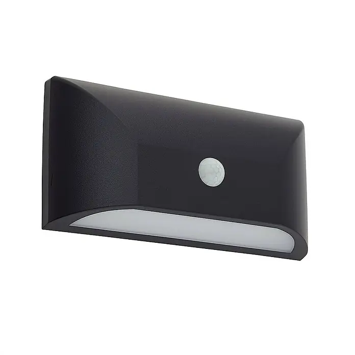 Lindby Außenwandleuchte Siana - 5,8 x 22 x 11,3 cm, schwarz, IP65
