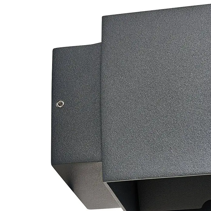 Lindby Außenwandleuchte Esani - schwarz, schwarz, IP54