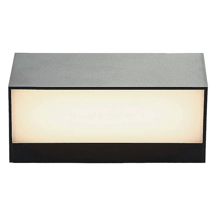 Lindby Außenwandleuchte Nienke - schwarz, schwarz, IP65
