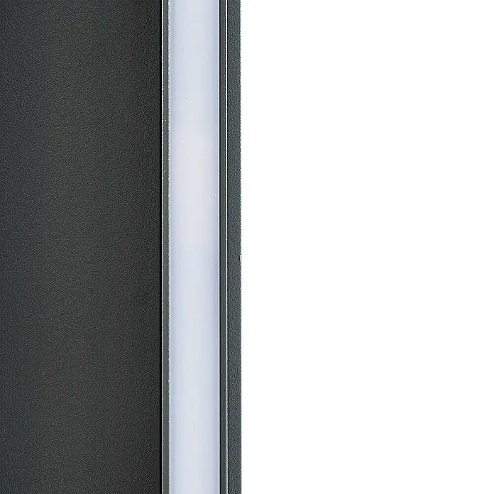 Lucande Außenwandleuchte Melira - schwarz, schwarz, IP65