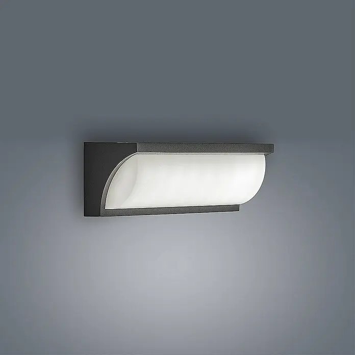 Lucande Außenwandleuchte Aune - schwarz, schwarz, IP65