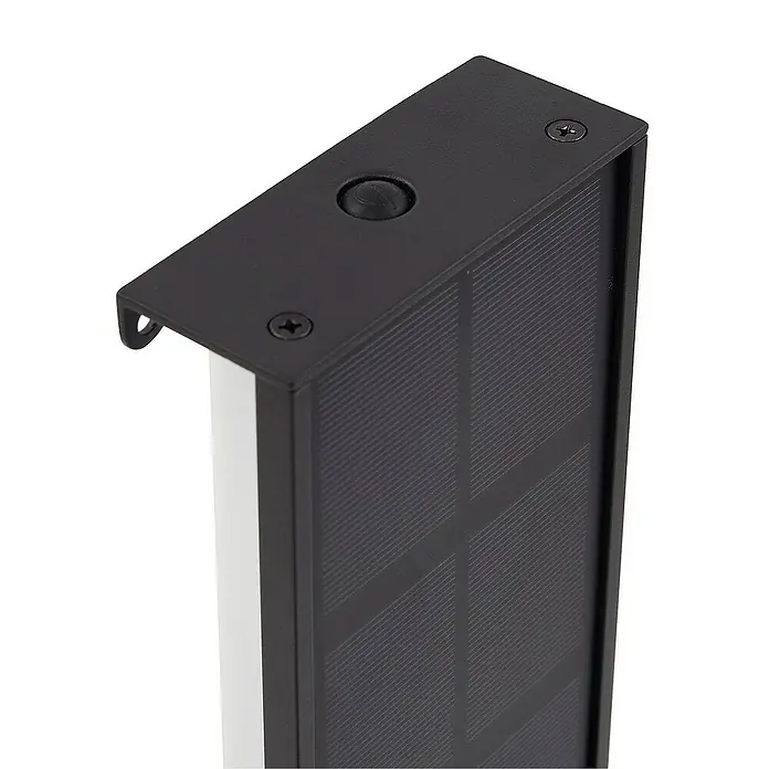 Lindby Außenwandleuchte Laarni - 3,8 x 9,5 x 60 cm, schwarz, IP54