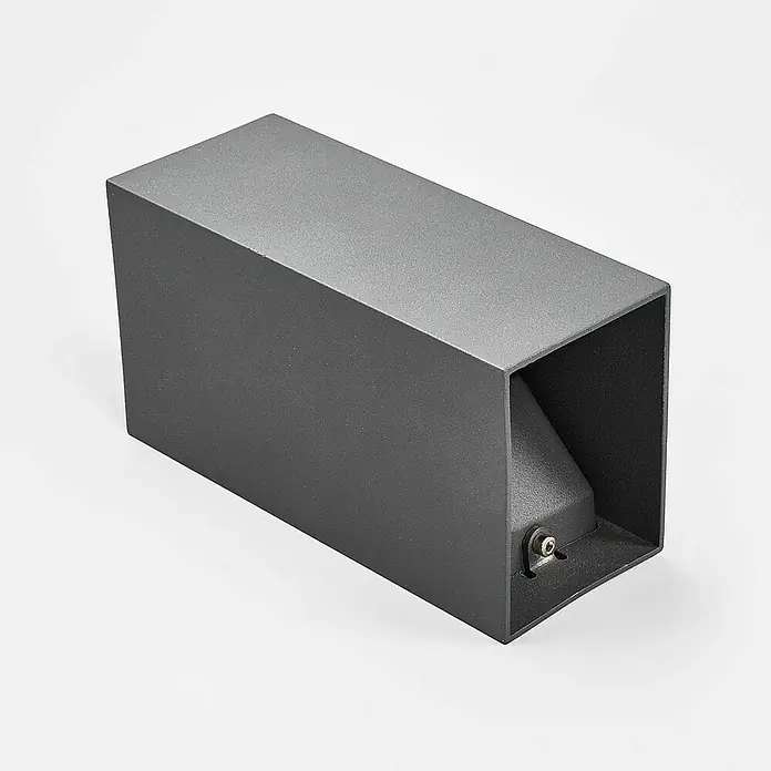 Lucande Außenwandleuchte Mikka - schwarz, schwarz, IP54