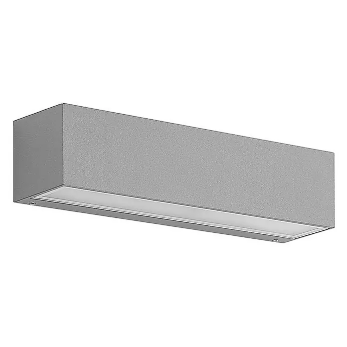 Lucande Außenwandleuchte Lengo - alu / grau / zink, IP65