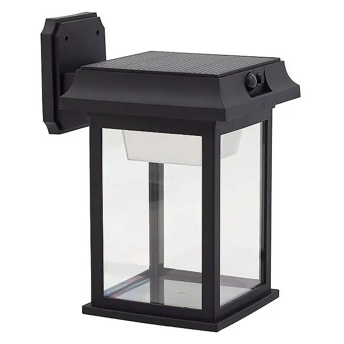 Lindby Außenwandleuchte Latarka - schwarz, IP44