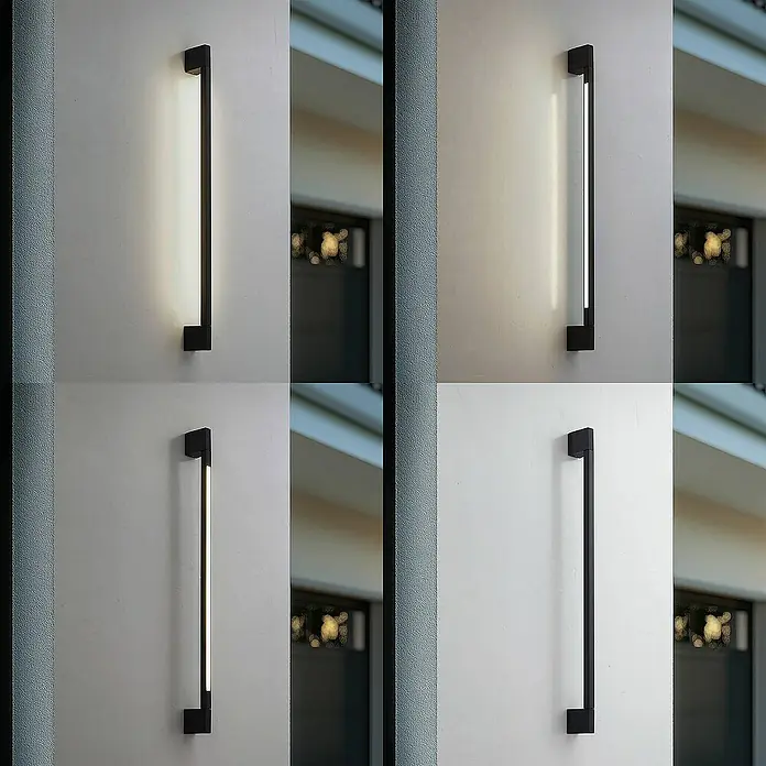 Lindby Außenwandleuchte Neano - schwarz, IP54