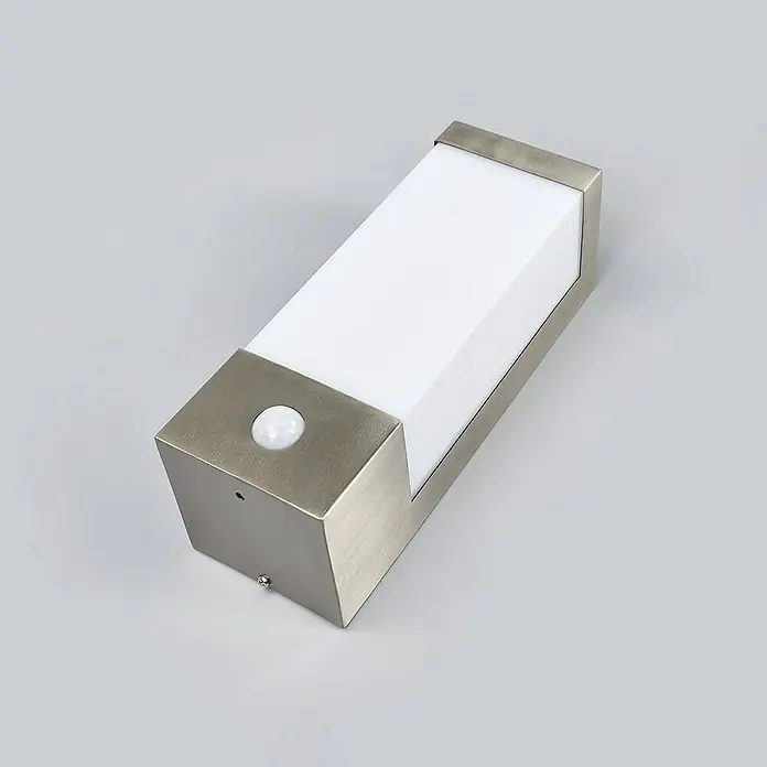Lindby Außenwandleuchte Severina - alu / grau / zink, IP44
