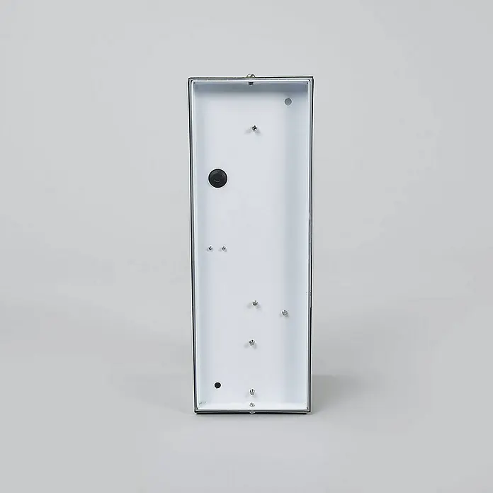 Lindby Außenwandleuchte Severina - alu / grau / zink, IP44