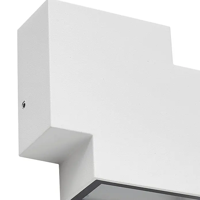 Lindby Außenwandleuchte Fendir - weiß / opal, IP54