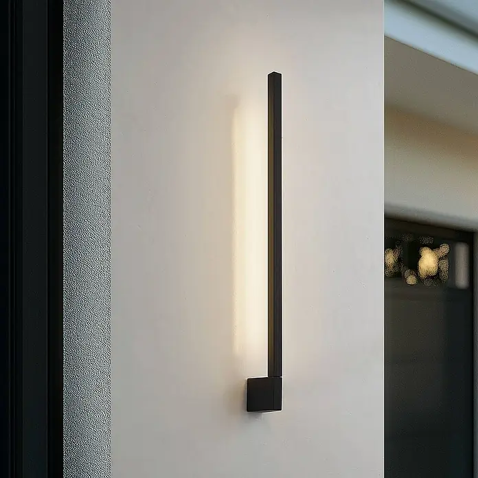 Lindby Außenwandleuchte Neano - schwarz, IP54
