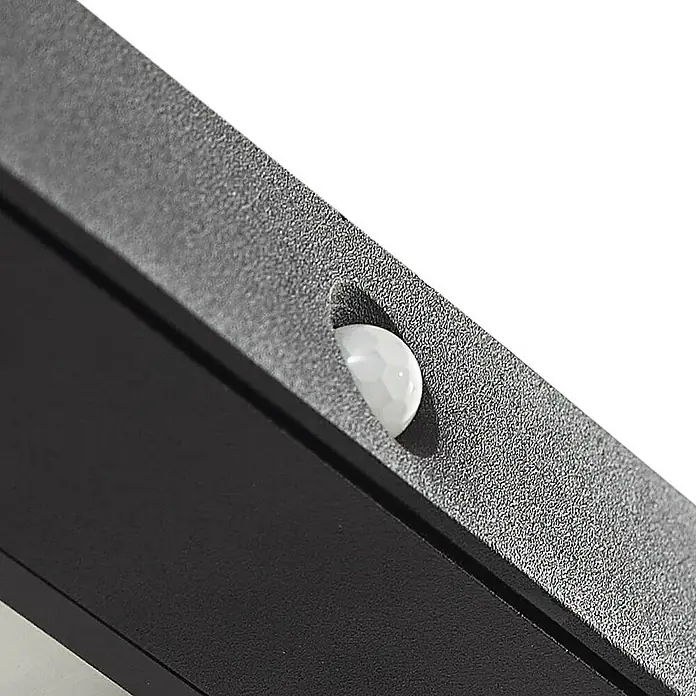 Lucande Außenwandleuchte Tavon - schwarz, schwarz, IP54