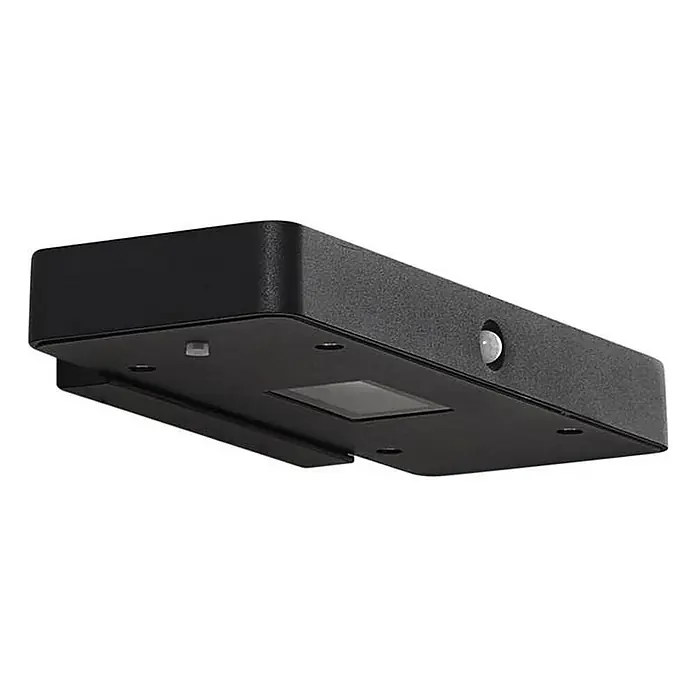 Lucande Außenwandleuchte Tavon - schwarz, schwarz, IP54