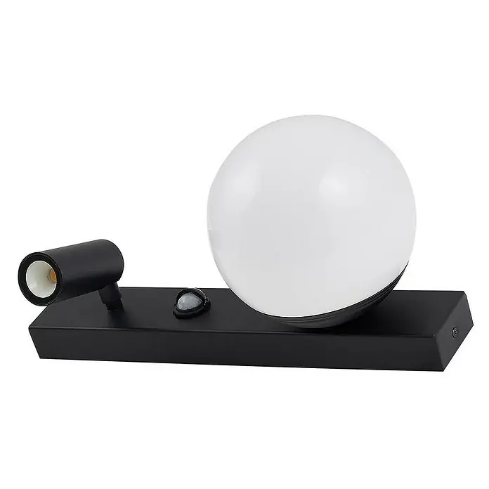 Lindby Außenwandleuchte Larcie - schwarz, IP44