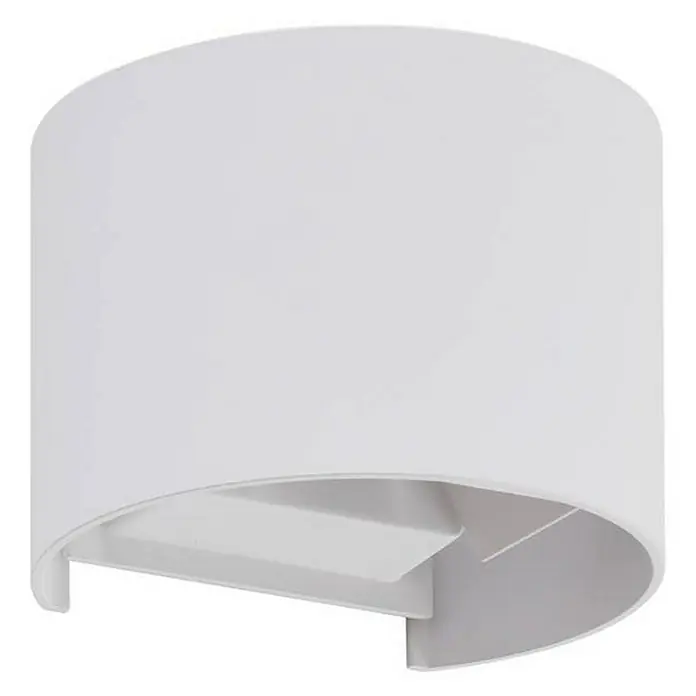 Lindby Außenwandleuchte Nivar - weiß / opal, IP54