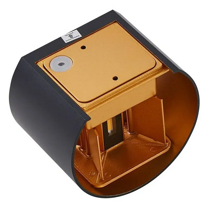 Lindby Außenwandleuchte Nivar - schwarz, IP54