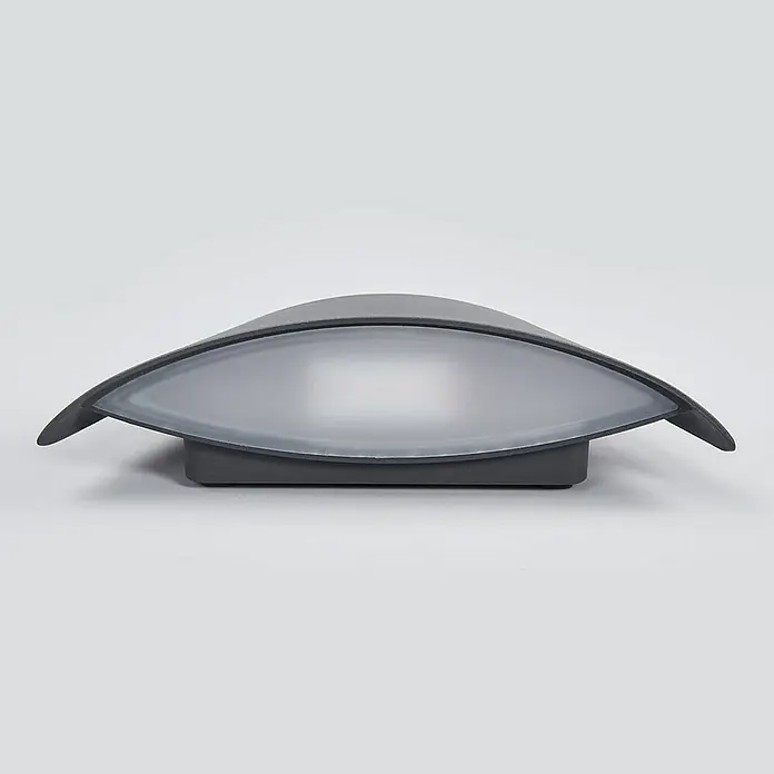 Lucande Außenwandleuchte Glen - 6,8 x 23,6 x 7,5 cm, schwarz, schwarz, IP65