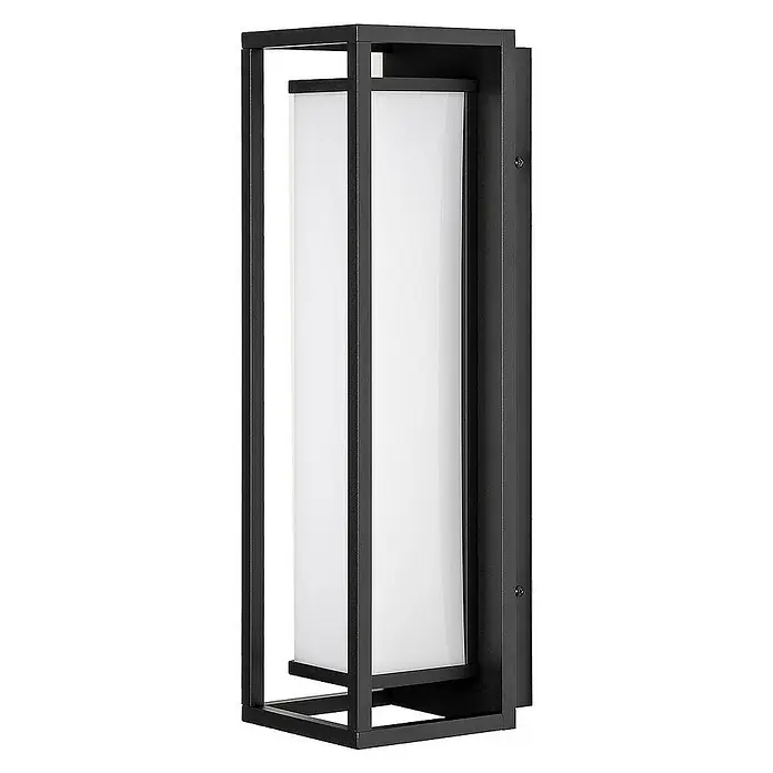 Lucande Außenwandleuchte Banetti - 14 x 14 x 50 cm, schwarz, IP54