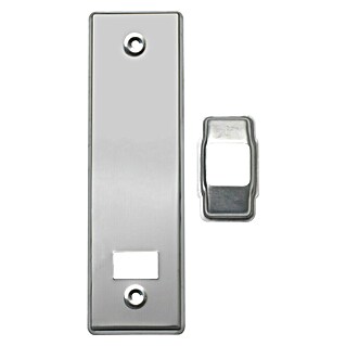 Embellecedor con placa (L x An x Al: 73 x 41 x 25 mm, Acero inoxidable)