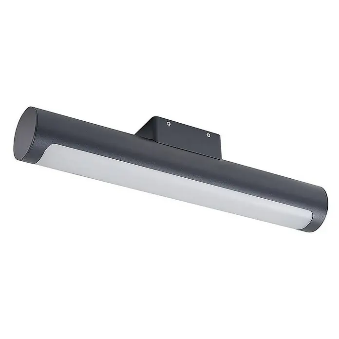 Lucande Außenwandleuchte Tuberia - schwarz, IP65