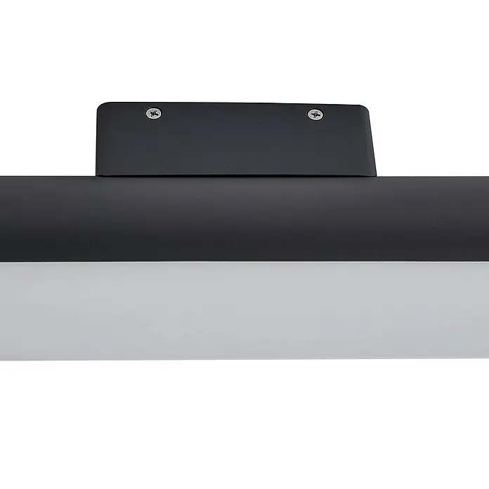 Lucande Außenwandleuchte Tuberia - schwarz, IP65