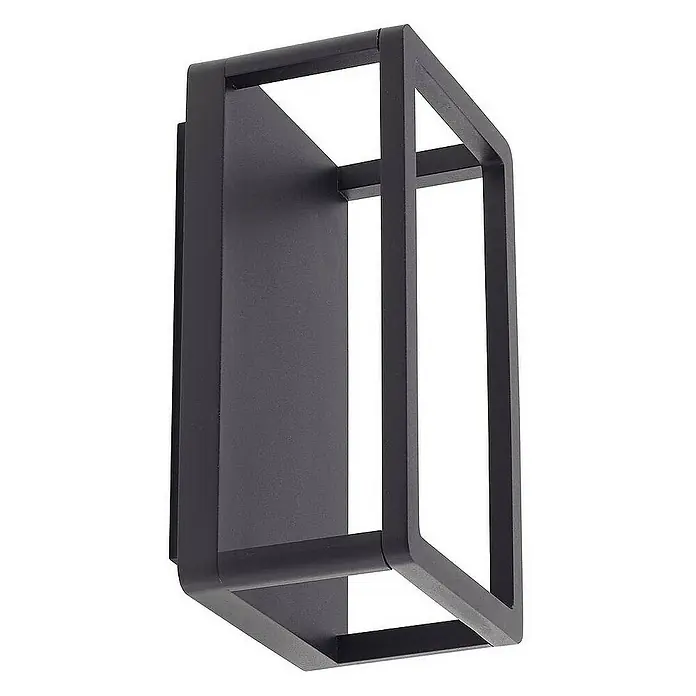 Lucande Außenwandleuchte Thorvid - schwarz, IP65