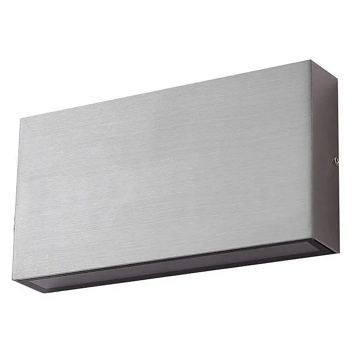 Lindby Außenwandleuchte Jarte - 3 x 17,5 x 9 cm, chrom / silber, IP54
