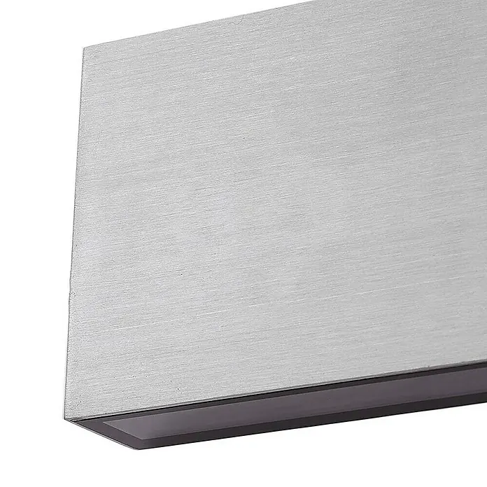Lindby Außenwandleuchte Jarte - 3 x 17,5 x 9 cm, chrom / silber, IP54
