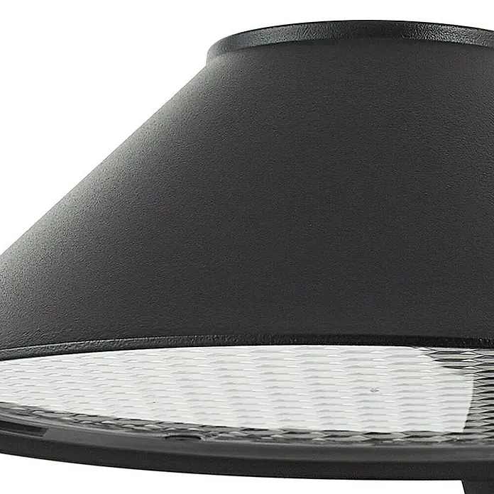 Lindby Außenwandleuchte Capelo - schwarz, schwarz, IP65
