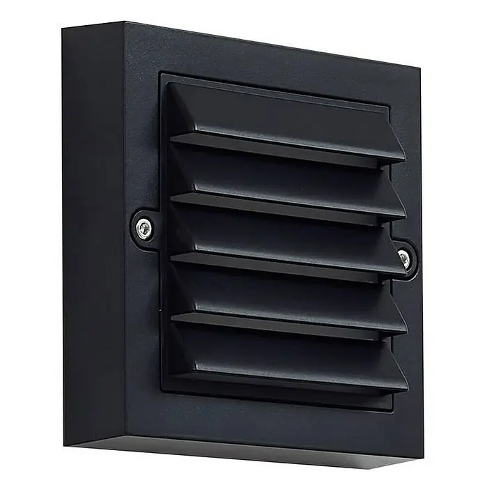 Lindby Außenwandleuchte Muro - schwarz, IP65