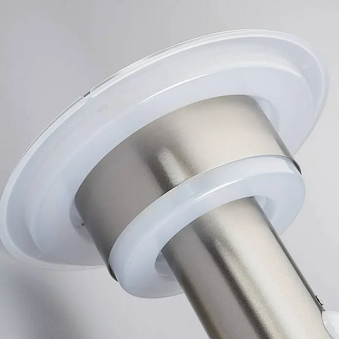 Lindby Außenwandleuchte Lillie - alu / grau / zink, alu / grau / zink, IP44
