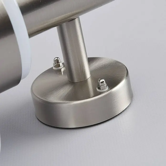 Lindby Außenwandleuchte Lillie - alu / grau / zink, alu / grau / zink, IP44