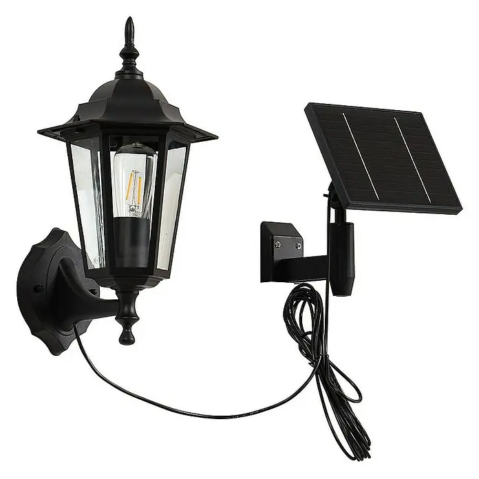 Lindby Außenwandleuchte Sayata - 21,7 x 17 x 36,5 cm, schwarz, schwarz, IP44