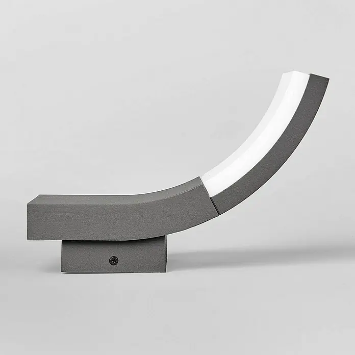 Lucande Außenwandleuchte Timm - schwarz, IP54
