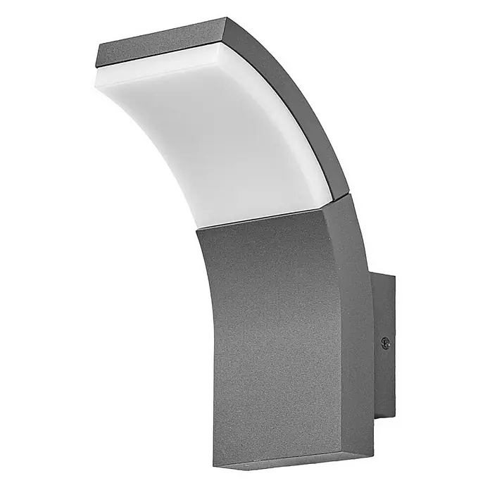 Lucande Außenwandleuchte Timm - schwarz, IP54