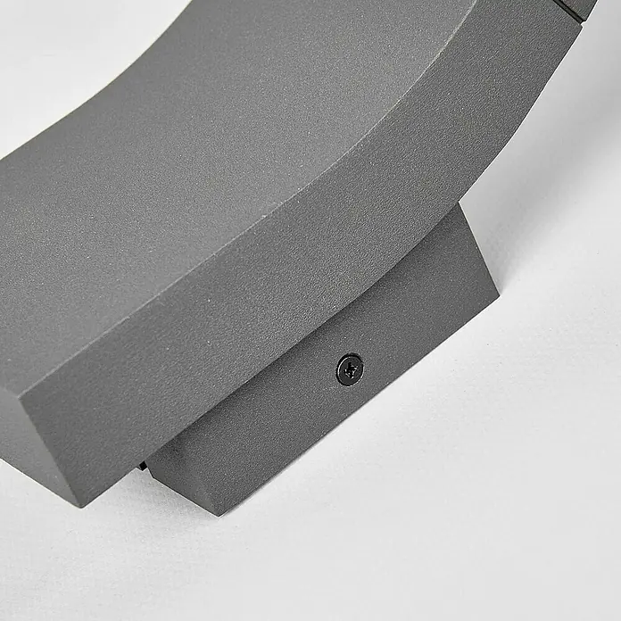 Lucande Außenwandleuchte Timm - schwarz, IP54