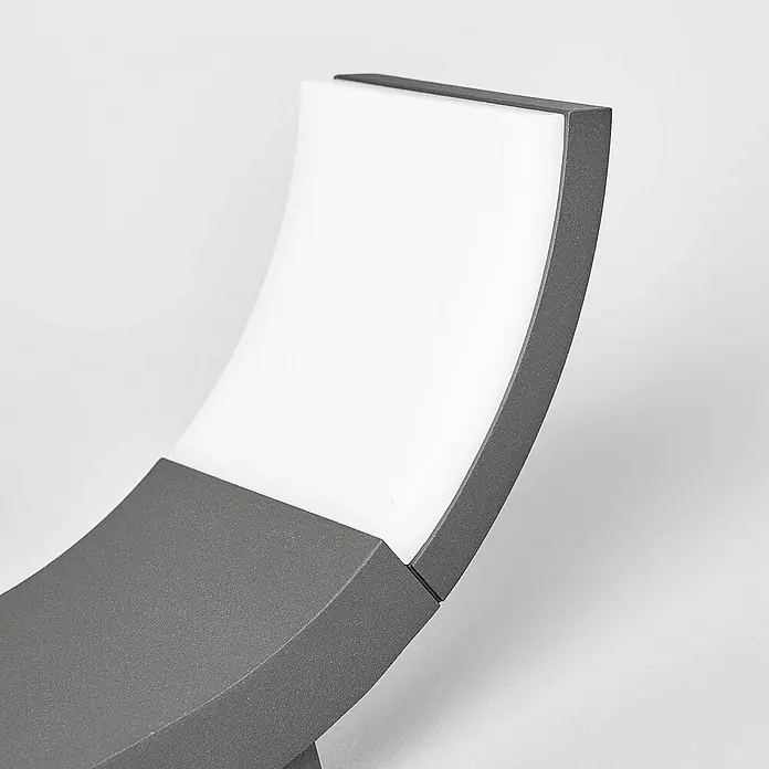 Lucande Außenwandleuchte Timm - schwarz, IP54