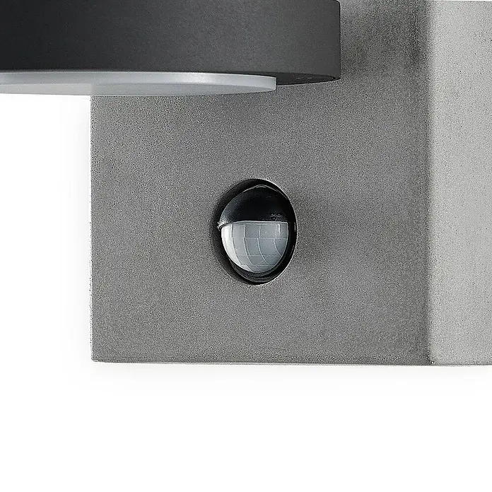 Lucande Außenwandleuchte Belna - schwarz, schwarz, IP54