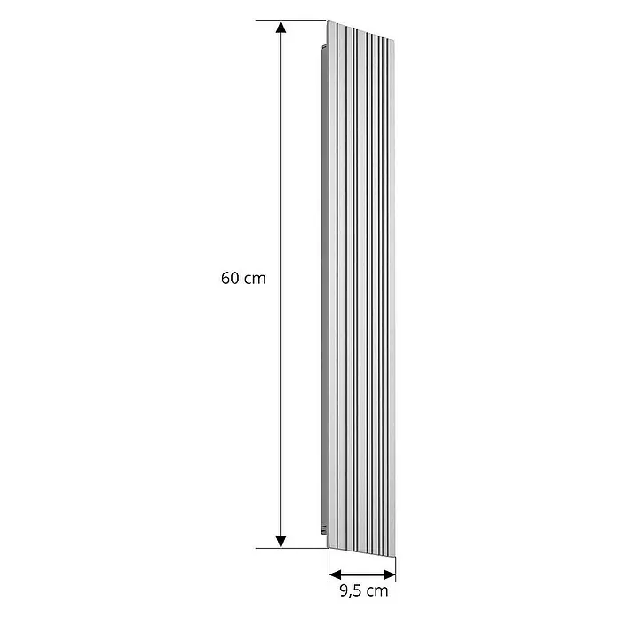 Lucande Außenwandleuchte Melira - alu / grau / zink, alu / grau / zink, IP65