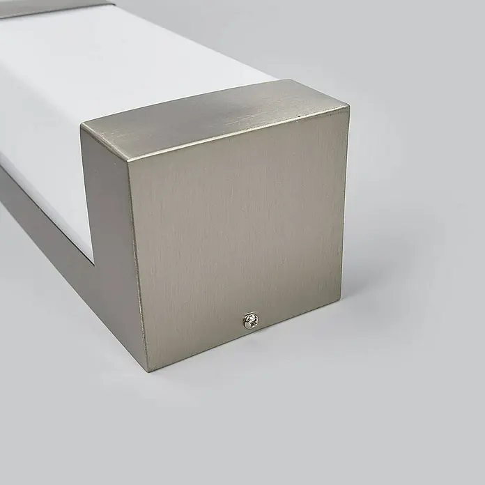 Lindby Außenwandleuchte Severina - alu / grau / zink, IP44