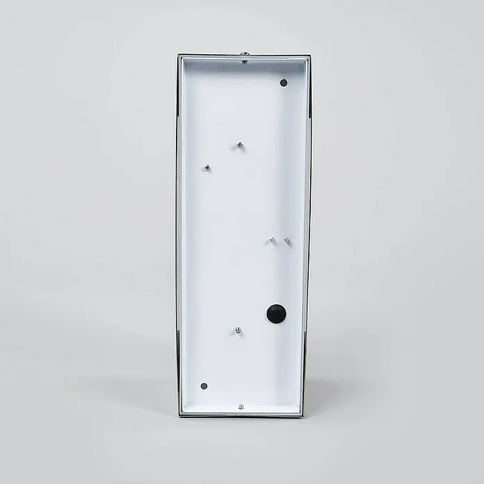 Lindby Außenwandleuchte Severina - alu / grau / zink, IP44